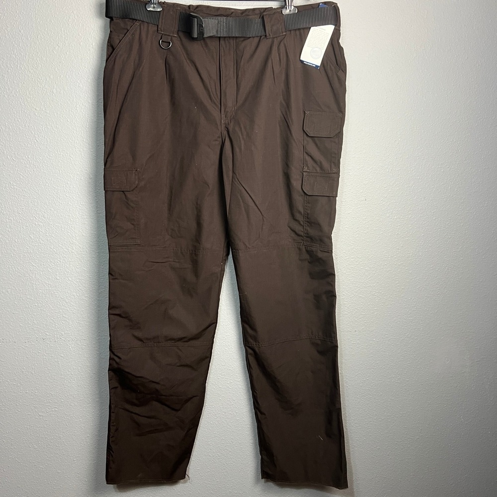 Propper Lightweight Tactical Ripstop Emergency Response Pants Cargo Brown Sz‎ 24